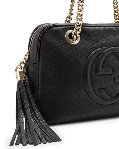 black gucci bag with chain strap|replacement chain for gucci bag.